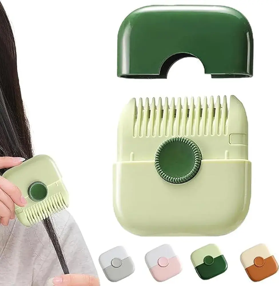 2-In-1 Hair Cutting Comb for Kids & Adults – Safe DIY Hair Trimming Comb
