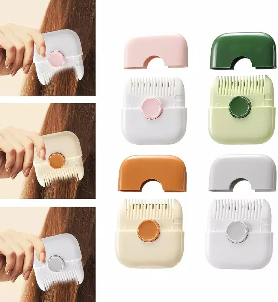 2-In-1 Hair Cutting Comb for Kids & Adults – Safe DIY Hair Trimming Comb