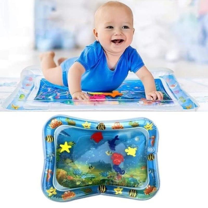 Inflatable Tummy Time Water Play Mat for Babies – Premium Baby Muscle Development Play Mat