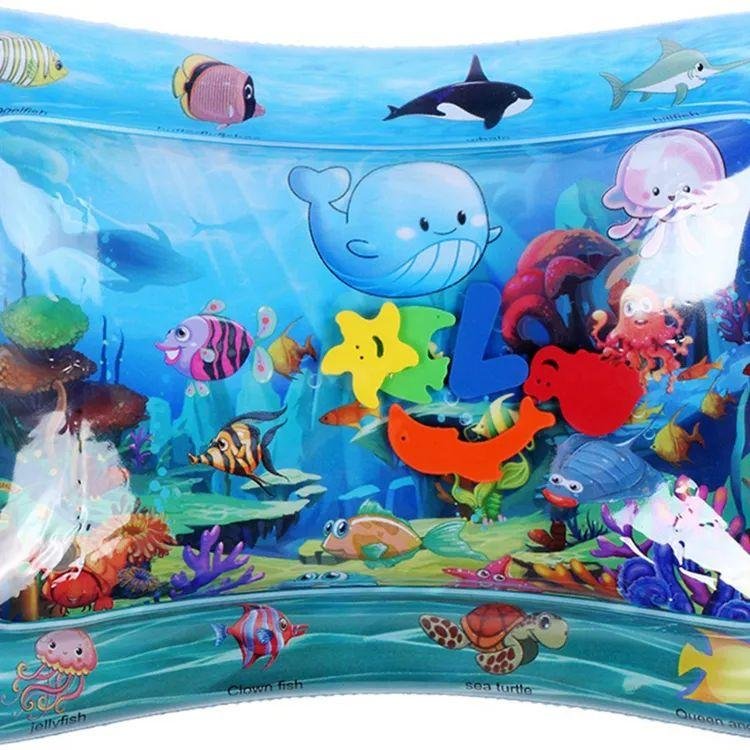 Inflatable Tummy Time Water Play Mat for Babies – Premium Baby Muscle Development Play Mat