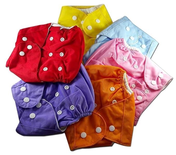 Button Diaper Adjustable Washable Cloth Diaper for Babies – Reusable & Leakproof