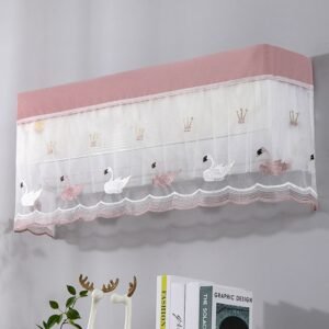 Transparent Indoor AC Cover – Double Layer Dustproof & Waterproof Adjustable Cover (1 Ton / 1.5 Ton)