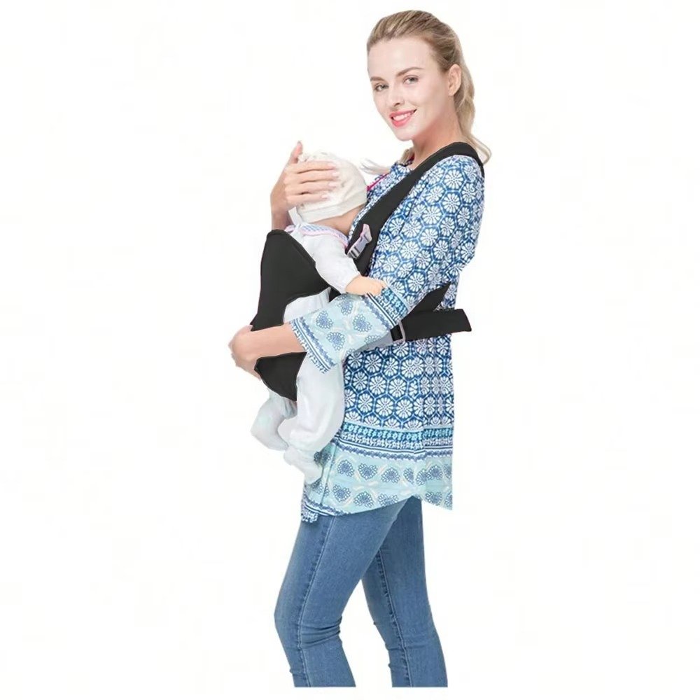 2 in 1 Multifunctional Baby Carrier Black – Comfortable & Adjustable