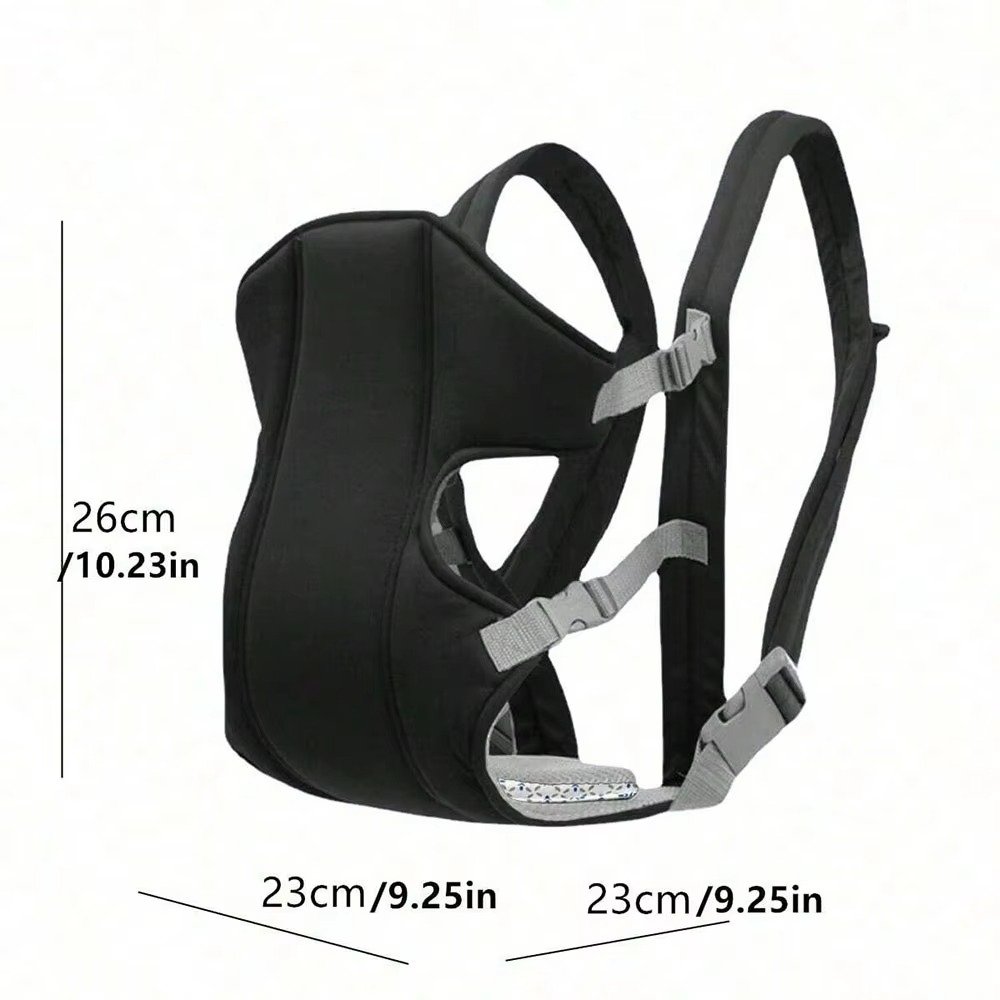 2 in 1 Multifunctional Baby Carrier Black – Comfortable & Adjustable